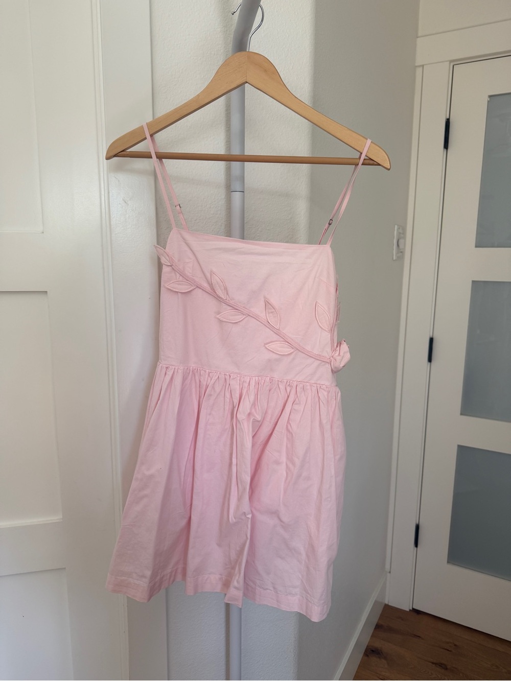Zara Pale Pink Elastic Waist Sundress